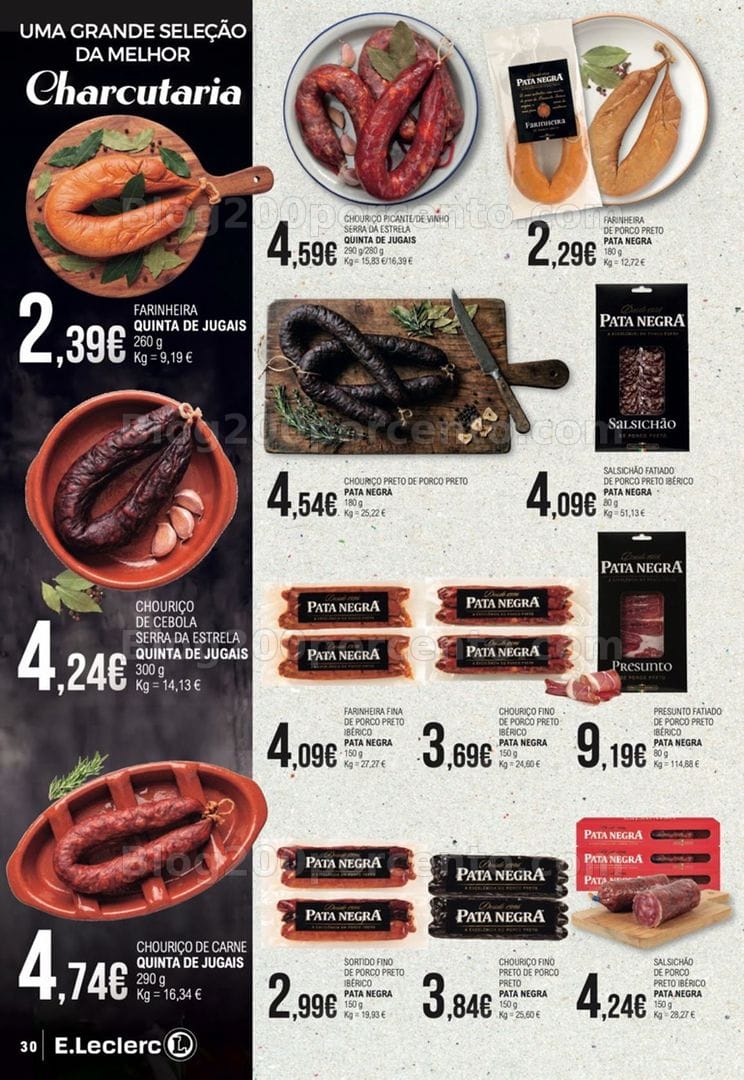 Antevisão Folheto E-LECLERC Feira QEV Promoções de 1 a 21 outubro